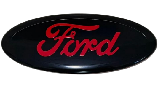 "Premier Red & Jet Black" Ford Emblem